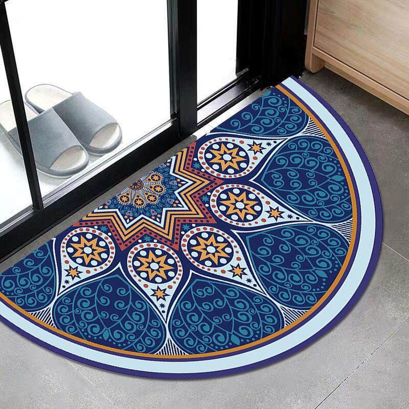 Super Absorbent Semi-Circular Rug – Stylish Design for Home, Easy to Clean, Stain-Resistant, Ideal for Hallways and Living Rooms 7