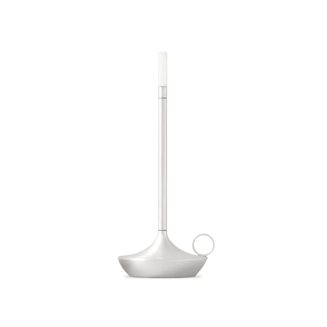White pendant light on a white background