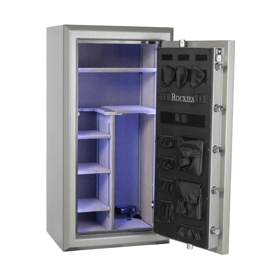  Hayman RK-5930 Rockies Gun Safe with the door opened